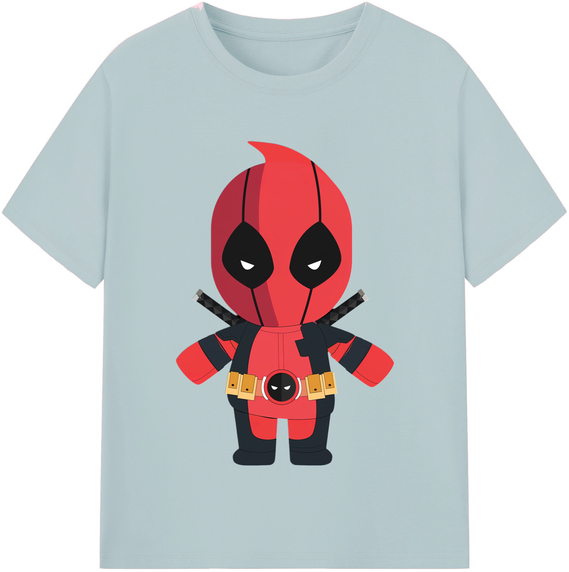 （画像用） Deadpool デッドプール 綿100％半袖Tシャツ（フロントプリント）
